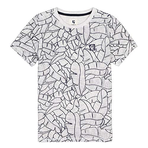 Garcia Kids Jungen T-Shirt Kurzarm mit Alloverprint A13407 (176, Weiß) von Garcia
