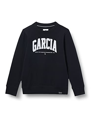 Garcia Kids Jungen Z3027_Boys Sweat Sweatshirt, Off Black, 140/146 von Garcia