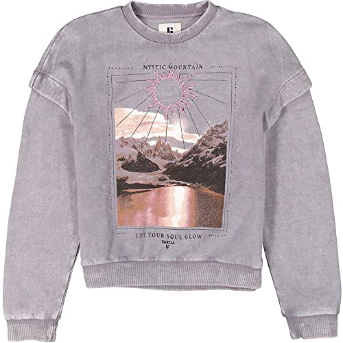 Garcia Mädchen J12662 Sweatshirt, Rock Grey, 164/170 von Garcia