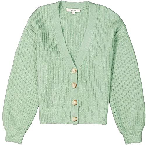 Garcia Mädchen K12450 Strickjacke, Shine Green, 164/170 von Garcia