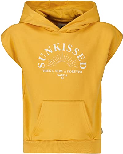 Garcia Mädchen Kapuzensweatshirt ärmellos, Größe:164/170, Farbe:Sunset Yellow von GARCIA