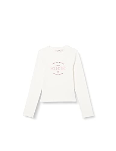 Garcia Mädchen Long Sleeve T-Shirt, Off White, 140/146 von Garcia