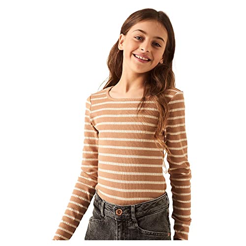 Garcia Mädchen Long Sleeve T-Shirt, Sandy Desert, 164/170 von Garcia