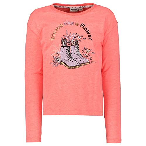 Garcia Mädchen Long Sleeve T-Shirt, Teaberry, 116/122 von Garcia