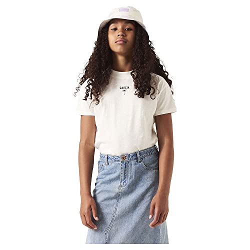 Garcia Mädchen N22403 T-Shirt, Off White, 176 von Garcia