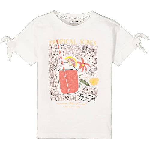 Garcia Mädchen O24404 T-Shirt, Off White, 128/134 von GARCIA DE LA CRUZ