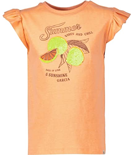 Garcia Mädchen O24406 T-Shirt, Peach neon, 92/98 von Garcia