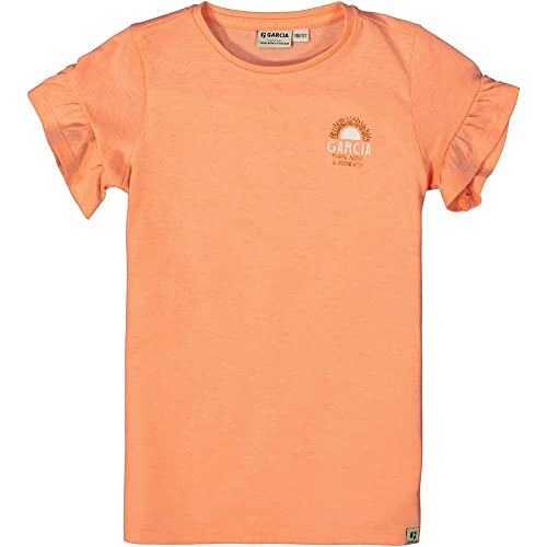 Garcia Mädchen O24408 T-Shirt, Peach neon, 116/122 von Garcia