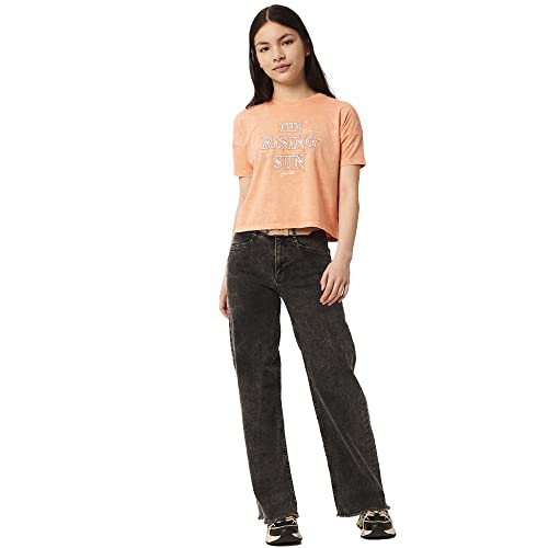 Garcia Mädchen Short Sleeve T-Shirt, Washed Peach, 128/134 von Garcia