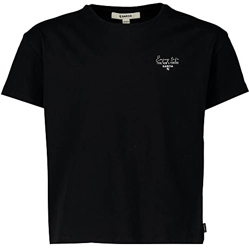 Garcia Mädchen Z2007 T-Shirt, Off Black, 140/146 von Garcia