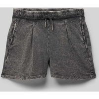 Garcia Regular Fit Sweatshorts in Denim-Optik in Graphit, Größe 152 von Garcia