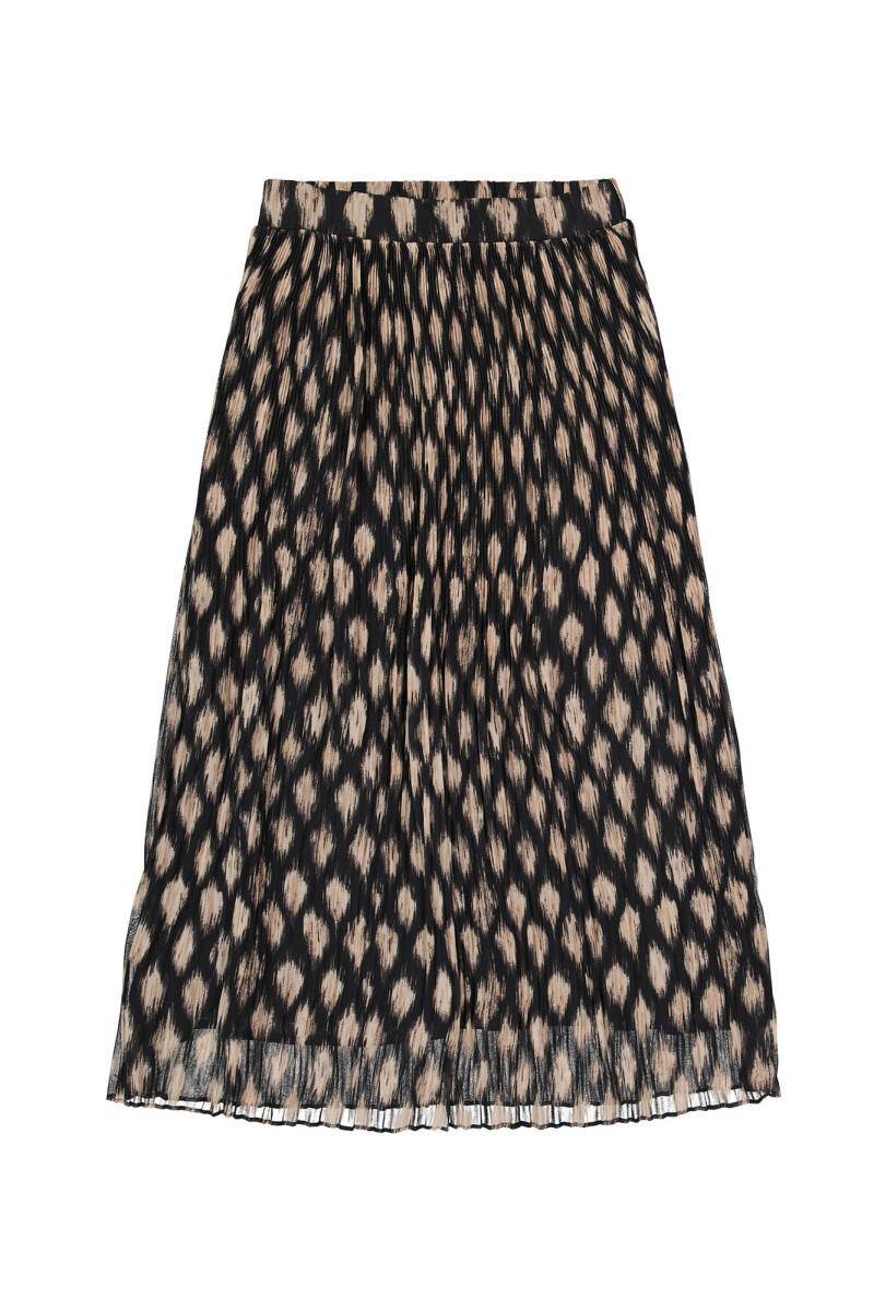 Garcia - Rock mit Alloverprint schwarz - Gr. - XS von Garcia