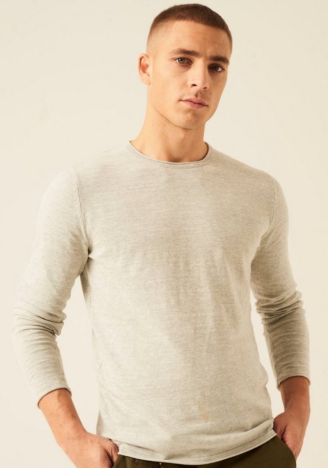 Garcia Rundhalspullover in melierter Optik von Garcia