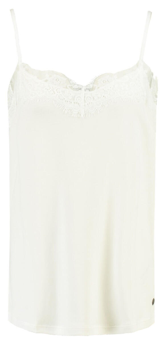 Garcia - Spaghettiträger-Top mit Spitze weiß - Gr. - XL von Garcia