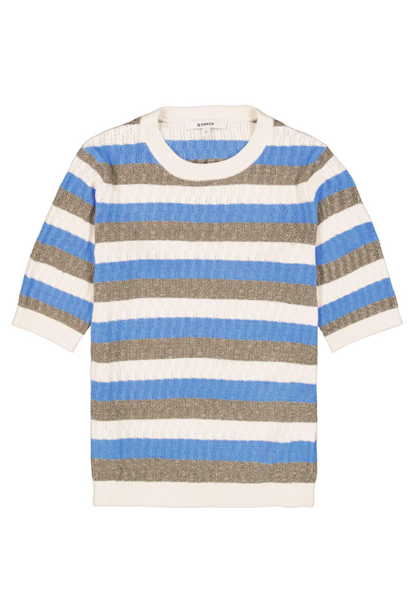 Garcia - Strickpullover weiß - Gr. - M von Garcia