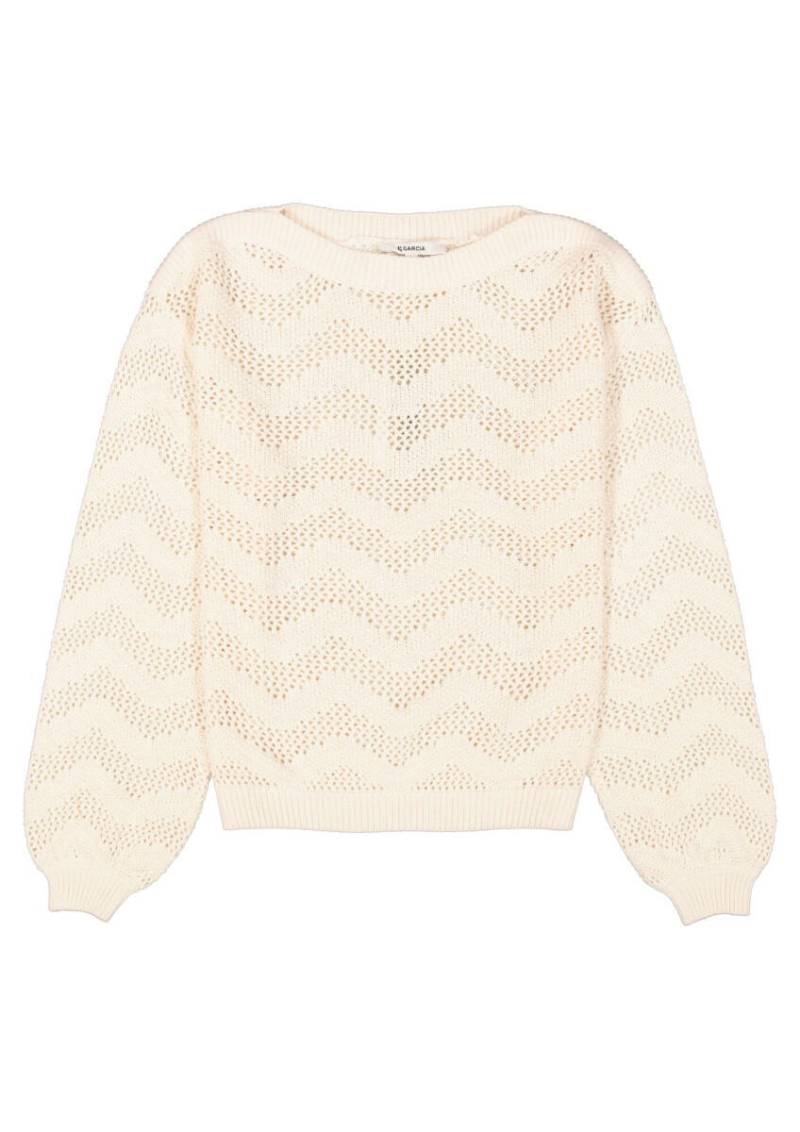 Garcia - Strickpullover weiß - Gr. - XS von Garcia