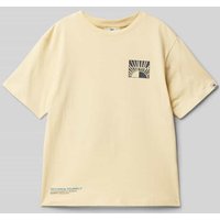 Garcia T-Shirt mit Label-Print in Senf, Größe 164 Garcia T-Shirt mit Label-Print in Senf, Größe 164 von Garcia