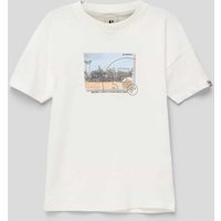 Garcia T-Shirt mit Motiv-Print in Offwhite, Größe 152 von Garcia