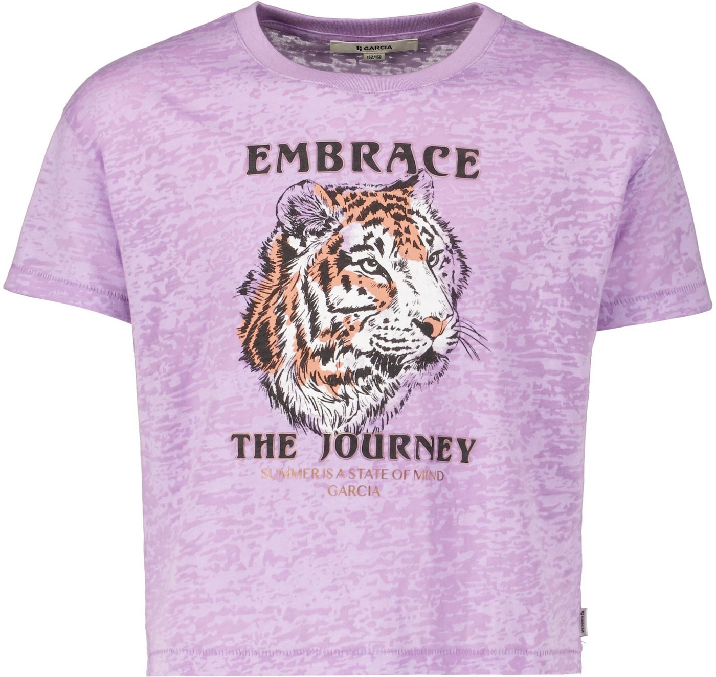 Garcia T-Shirt mit Tigerprint von Garcia