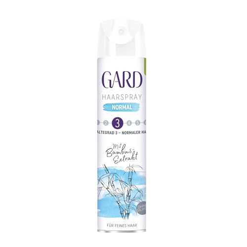 GARD Haarspray - 250 ml Dose, normaler Halt, silikonfrei, Styling-Spray für feines Haar, feine Zerstäubung - Normal von Gard