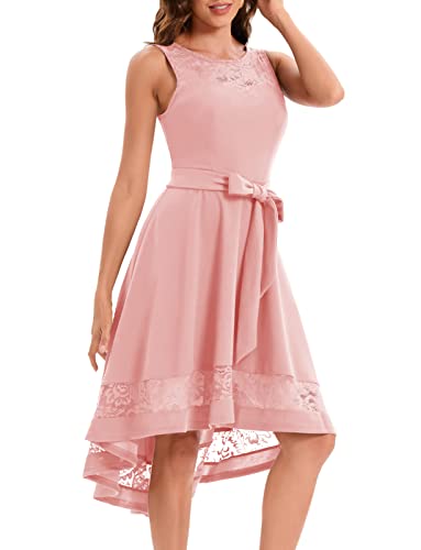 Gardenwed Abendkleider elegangt für Hochzeit Festliche Kleider für Damen cocktailkleid Damen Kleider für hochzeitsgäste Blush 2XL von Gardenwed