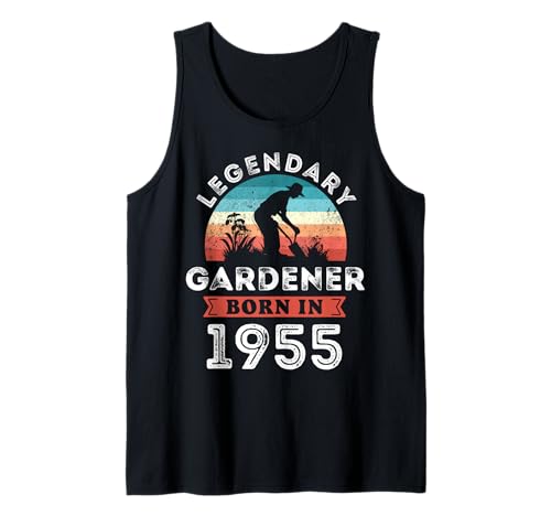 Legendary Gardener Born in 1955, 70th Birthday Men Tank Top Legendary Gardener Born in 1955, 70th Birthday Men Tank Top von Gardener 1955 Legends Gifts for Mens 70th Bday