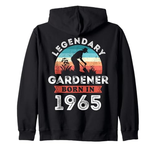 Legendary Gardener Born in 1965, 60th Birthday Men Kapuzenjacke Legendary Gardener Born in 1965, 60th Birthday Men Kapuzenjacke von Gardener 1965 Legends Gifts for Mens 60th Bday