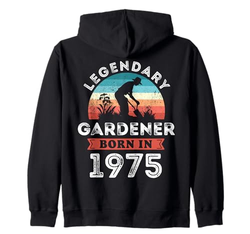 Legendary Gardener Born in 1975, 50th Birthday Men Kapuzenjacke Legendary Gardener Born in 1975, 50th Birthday Men Kapuzenjacke von Gardener 1975 Legends Gifts for Mens 50th Bday