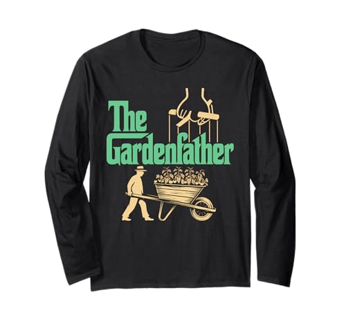 Bester Gartenvater Die Gardenfather Men Langarmshirt von Gardener Dad
