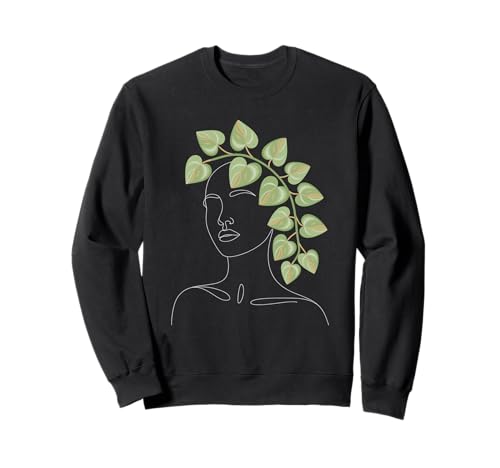 Frau Pothos Pflanze Gartenarbeit Botanikerin Garten Frauen Sweatshirt Frau Pothos Pflanze Gartenarbeit Botanikerin Garten Frauen Sweatshirt von Gardening Gift For A Gardener