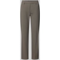 Gardeur Regular Fit Stoffhose mit Reißverschlusstaschen Modell 'Zene 57' in Taupe, Größe 42 von Gardeur