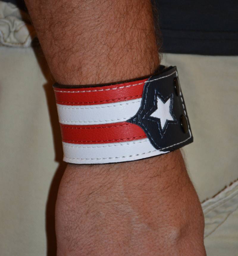 Handgefertigte Patsch/Armband Aus Leder Handgefertigte Patsch/Armband Aus Leder von GardnersWorkshop