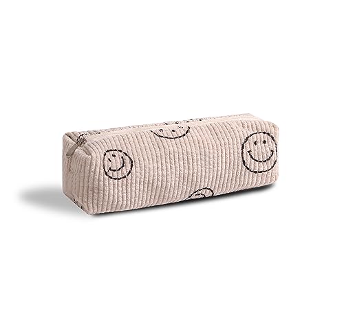 Smile Federmäppchen, leicht, klein, ästhetisch, für Büro, Uni, Schule, Aufbewahrungstasche, Beutel, Organizer, Make-up-Tasche, Kosmetiktasche, niedliches Federmäppchen für Mädchen, Jungen, Kinder von Gardsell