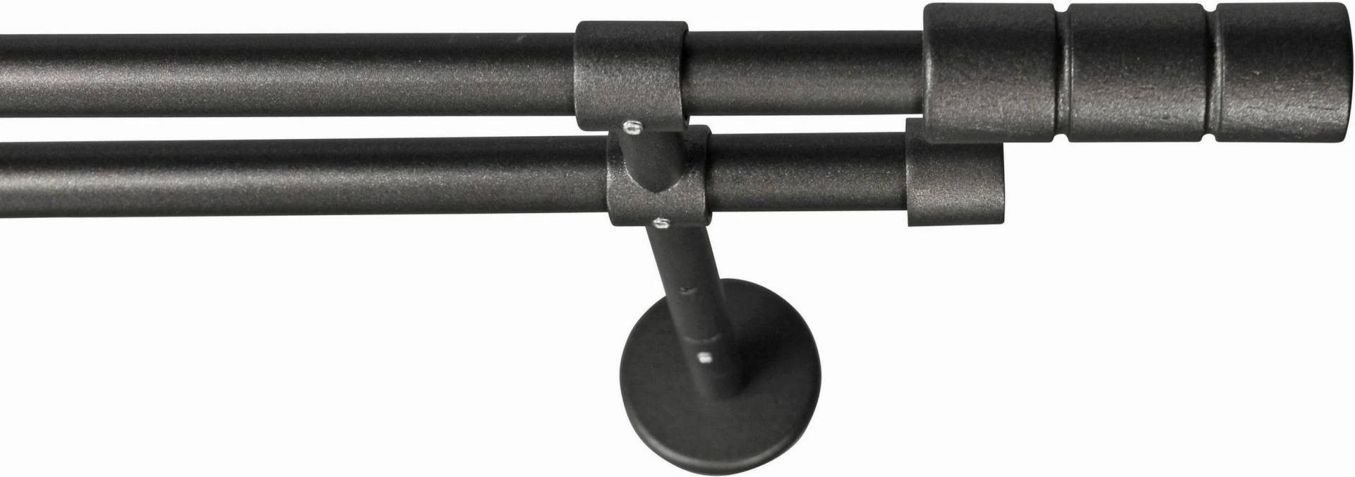 GARESA Gardinenstange "STAURA", 2 läufig-läufig, Wunschmaßlänge, Vorhanggarnitur, verlängerbar, Knopf mit 2 Rillen, ohne Ringe GARESA Gardinenstange "STAURA", 2 läufig-läufig, Wunschmaßlänge, Vorhanggarnitur, verlängerbar, Knopf mit 2 Rillen, ohne Ringe von Garesa