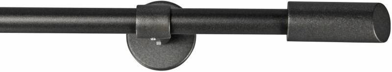GARESA Gardinenstange "ZYLI" Ø 16 mm 1 läufig-läufig Wunschmaßlänge Vorhanggarnitur, verlängerbar, Knopf abgeschrägt, ohne Ringe von Garesa