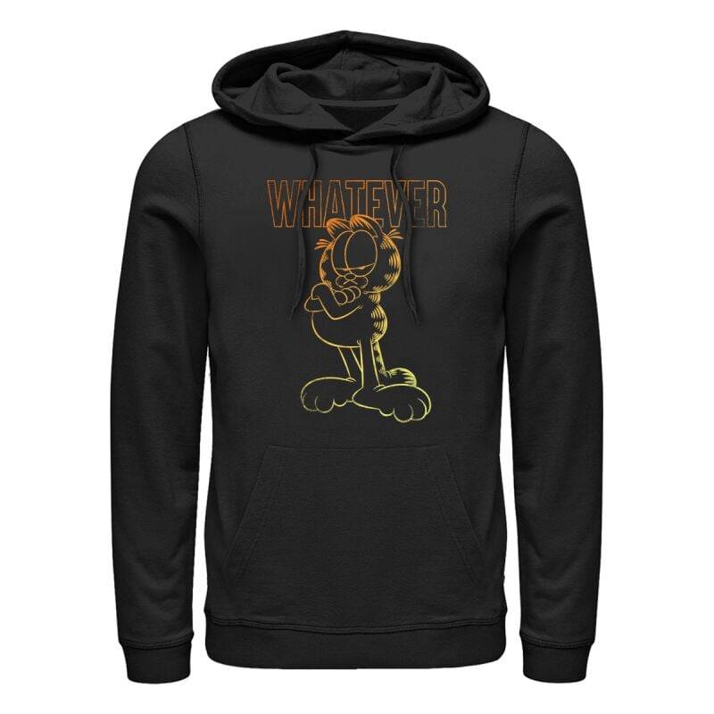 Garfield Ombre Garfield Kapuzenpullover schwarz in L von Garfield