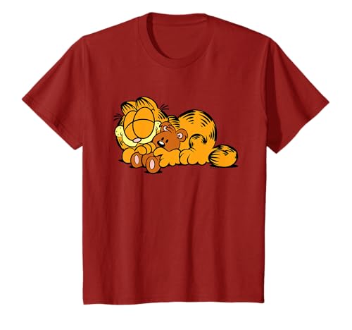 Kinder Garfield Pooky Cuddle Kinder T-Shirt von Garfield