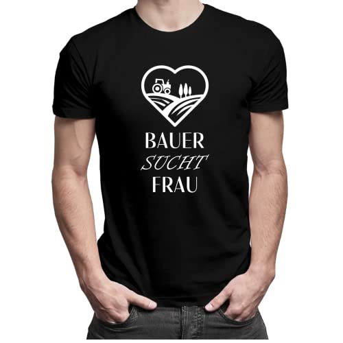 Bauer T-shirtBauer sucht Frau - Herren t-Shirt mit AufdruckGeschenkidee für Landwirte Landwirt T-ShirtFarmer von Garibald