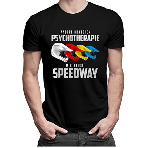 Motorrad Shirts Männer Motorad Shirt T-Shirts für MotorradfahrerAndere brauchen Psychotherapie - Mir reicht Speedway - Herren t-Shirt mit Aufdruck Motorrad Shirts Männer Motorad Shirt T-Shirts für MotorradfahrerAndere brauchen Psychotherapie - Mir reicht Speedway - Herren t-Shirt mit Aufdruck von Garibald