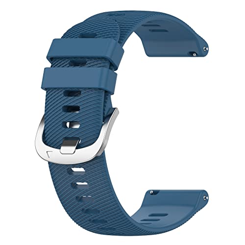 Garmcool 22mm Silikon Armband Kompatibel mit Garmin Forerunner 255/ Vivoactive 4 / Venu 3 Armbänder Seeblau Ersatz Sport Loop Uhrenarmband für Herren Garmcool 22mm Silikon Armband Kompatibel mit Garmin Forerunner 255/ Vivoactive 4 / Venu 3 Armbänder Seeblau Ersatz Sport Loop Uhrenarmband für Herren von Garmcool
