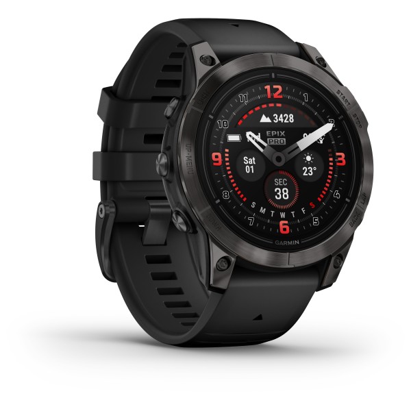 Garmin - EPIX Pro (GEN 2) Sapphire Edition 47 mm - Multifunktionsuhr schwarz/grau von Garmin