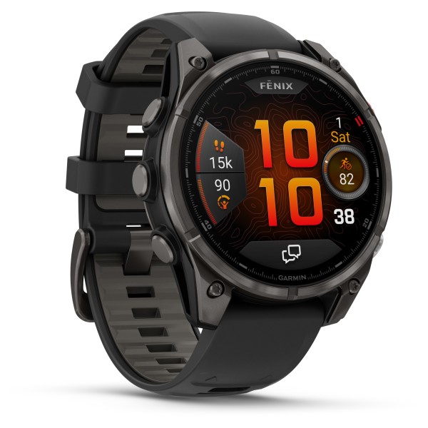 Garmin - Fenix 8 Pro 47 mm - Multifunktionsuhr schwarz/grau von Garmin
