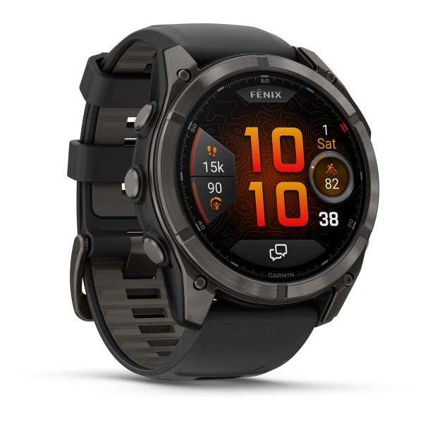 Garmin - Fenix 8 Pro 51 mm - Multifunktionsuhr schwarz/grau von Garmin