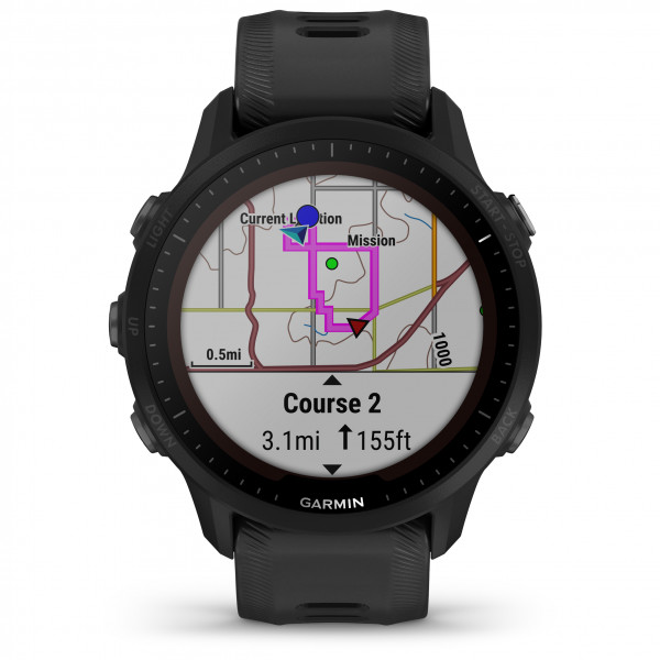 Garmin - Forerunner 955 Solar - Multifunktionsuhr schwarz von Garmin