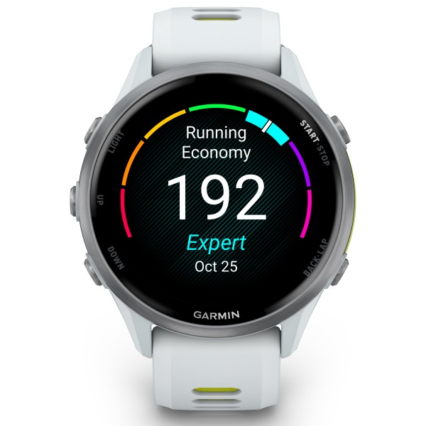 Garmin - Forerunner 970 - Multifunktionsuhr weiß/ titanium titan von Garmin