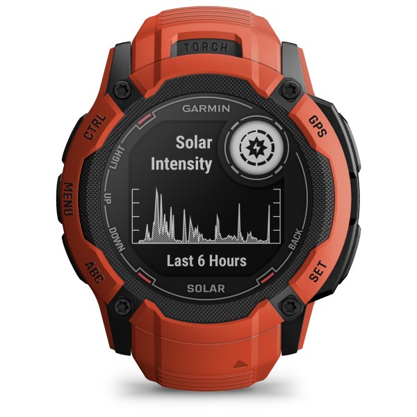 Garmin - Instinct 2X Solar - Multifunktionsuhr rot von Garmin