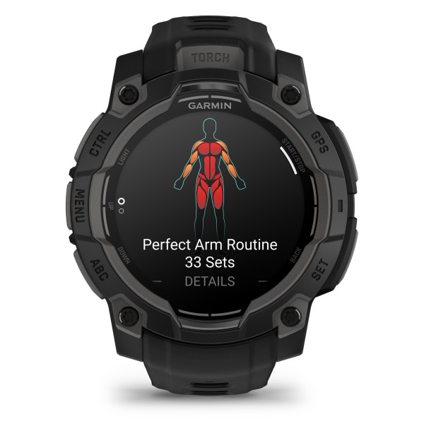 Garmin - Instinct 3 Amoled 45 mm - Multifunktionsuhr schwarz Garmin - Instinct 3 Amoled 45 mm - Multifunktionsuhr schwarz von Garmin