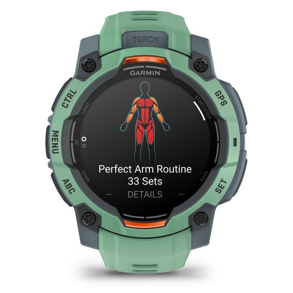 Garmin - Instinct 3 Amoled 45 mm - Multifunktionsuhr twilight / neo von Garmin