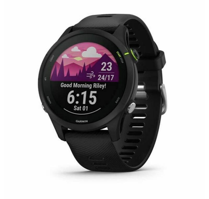 Garmin Luxusuhr Forerunner 255 Music Black 010-02641-30 von Garmin