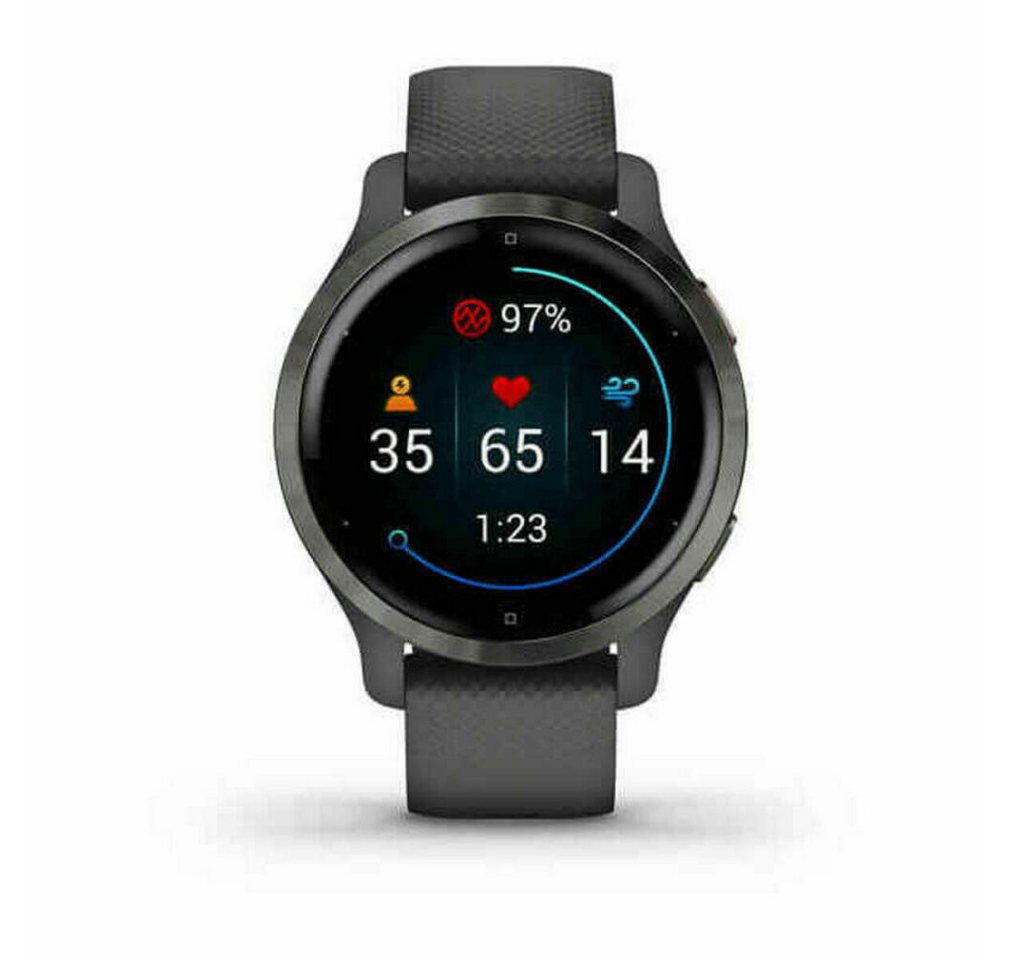 Garmin Luxusuhr Venu 2S Slate 010-02429-10 von Garmin